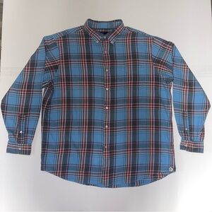Cremieux Classics Blue, Gray & Red Flannel Men’s Size 2XL